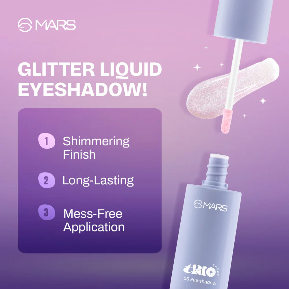 MARS TRIO Eye Makeup Kit Eyeliner Mascara Eyeshadow 24.50gm