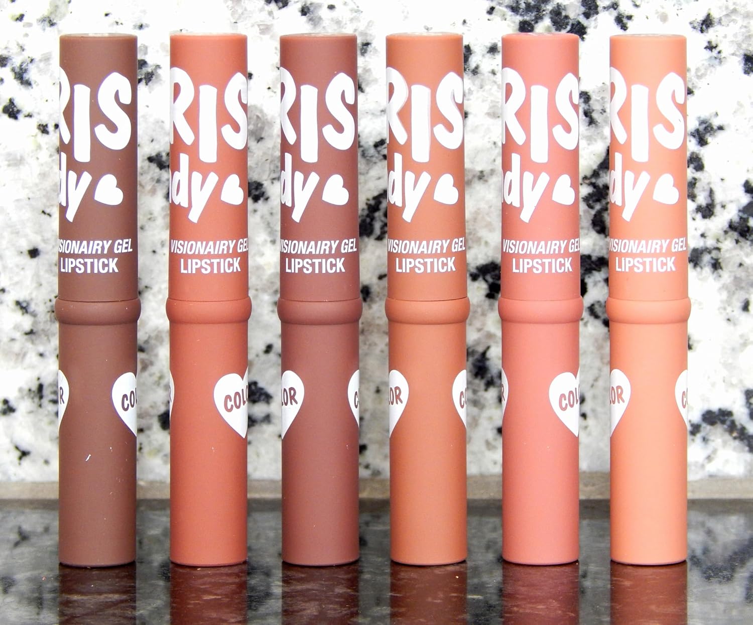 ADS-PRO Matte Non-Transferable Nude Lipstick Pack of 6, Crayon Nude Lipstick Pack, Brown Shade, Waterproof, coffee color, Non-Feathering, Up to 12 Hours Stay,