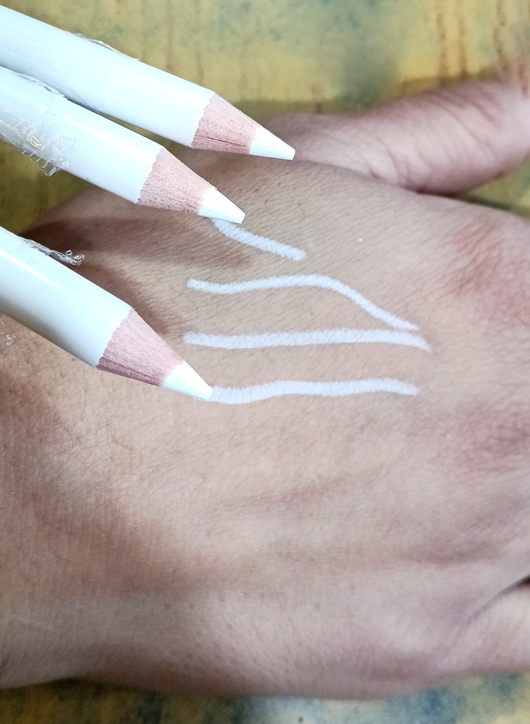 S.F.R. COLOR White Eyeliner Pencil | White Eye kajal and Skin marking Pencil |Smudge Proof, Waterproof, Pack of 3