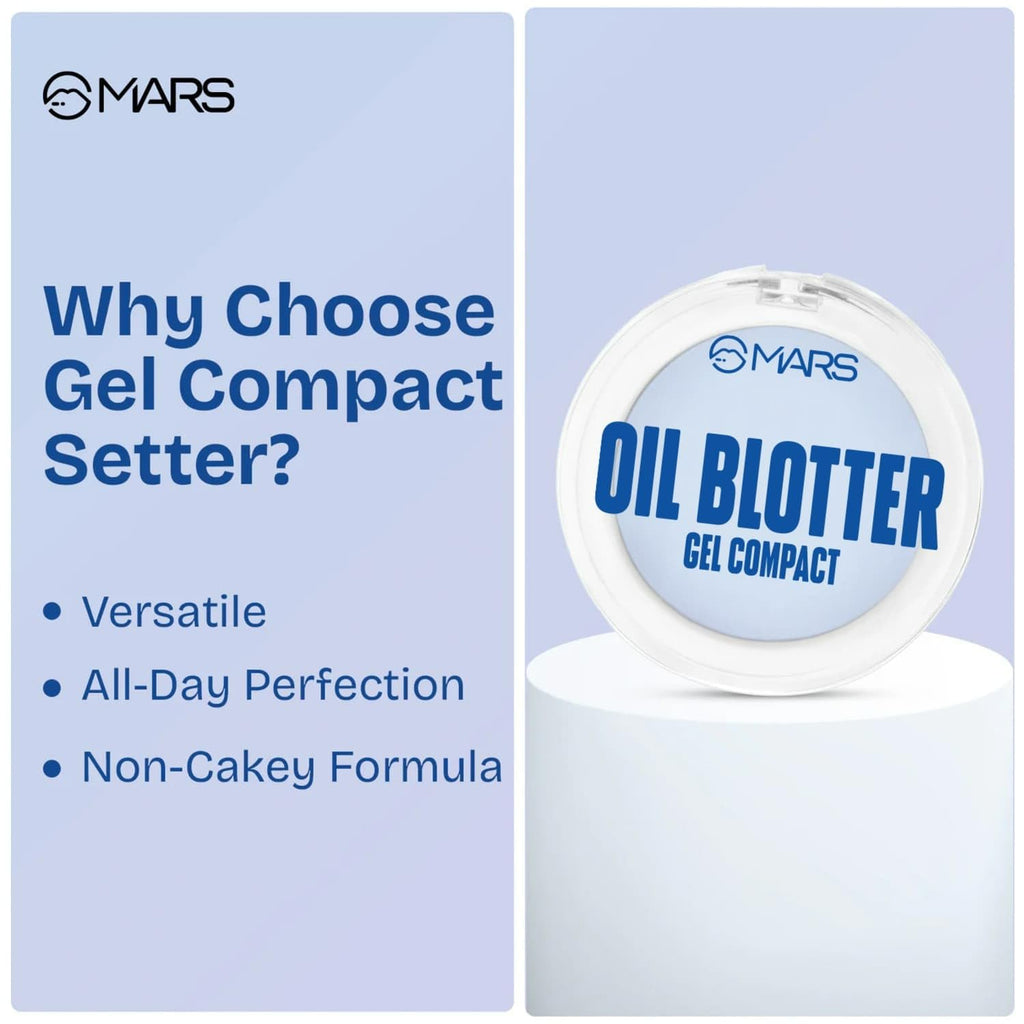MARS Setter And Blotter Gel Oily Compact 5 Gm Shine Free Matte Finish