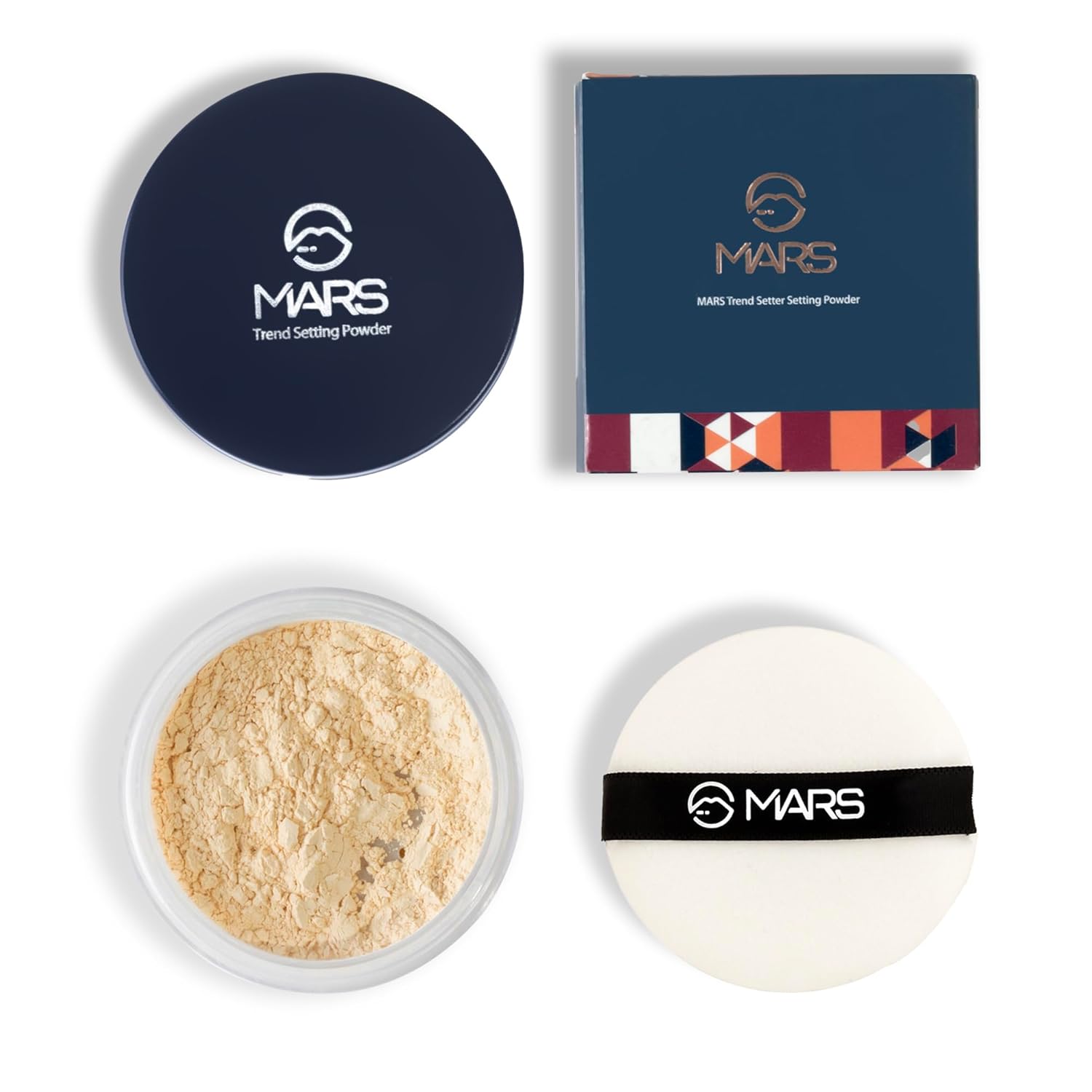 MARS Matte Loose Powder Ultra Fine Setting Powder 8.0 Gm 02-Banana Yellow