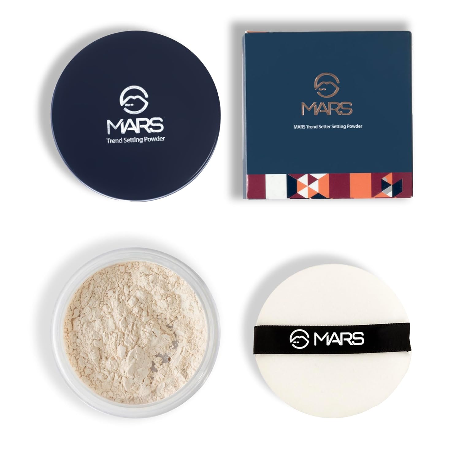 MARS Trend Setting Loose Powder Ultra Fine Setting Powder 8.0 Gm Matte White