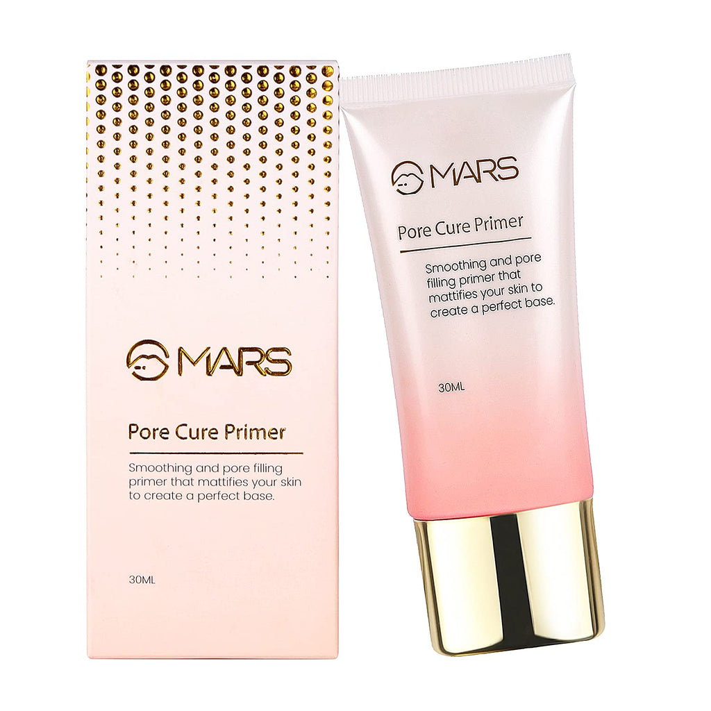 MARS Pore Cure Primer | Smooth Base | Long Lasting Makeup Primer with Oil Control (30ml)