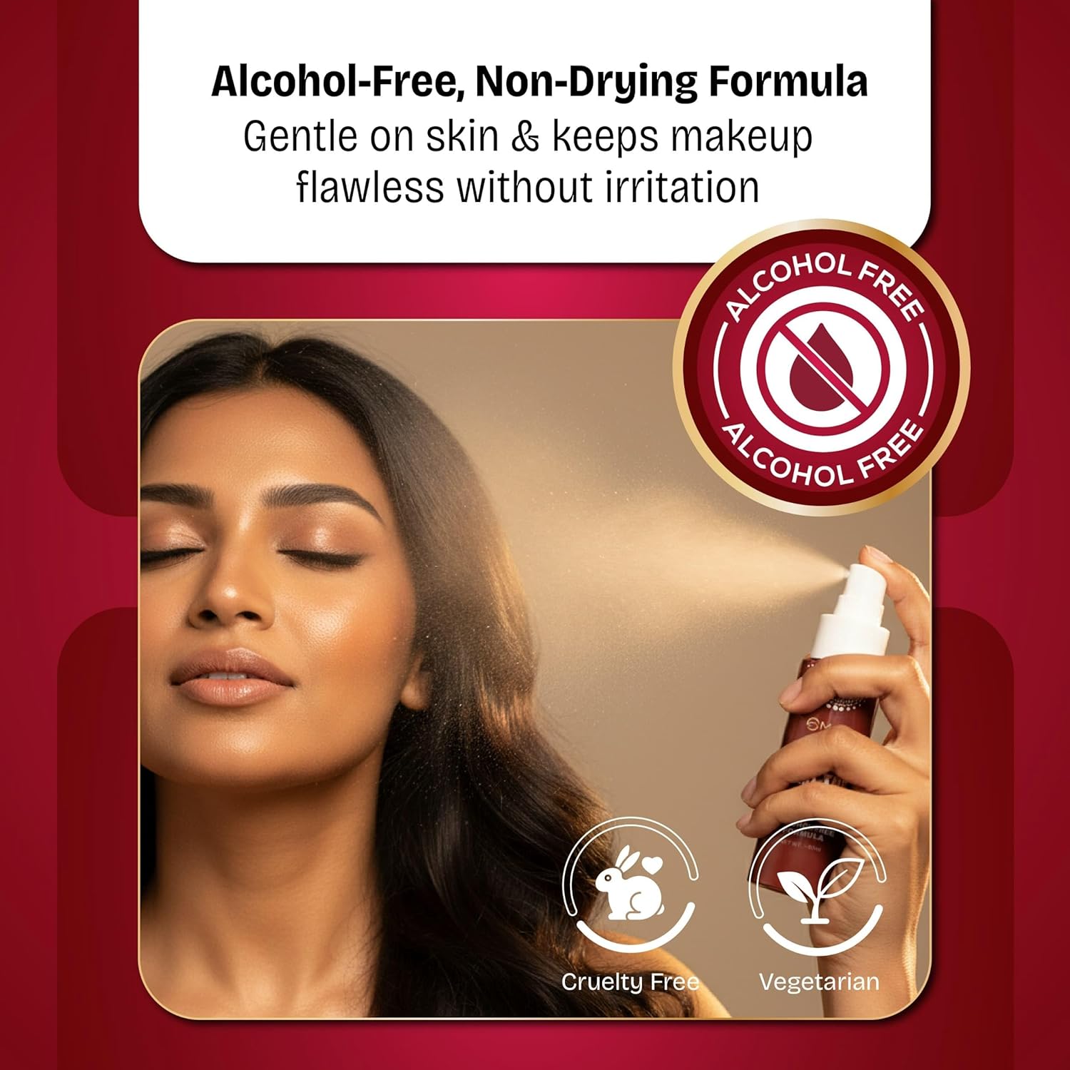 MARS Long Lasting Makeup Fixer spray with Hyaluronic acid | Hydrating Dewy base Setting Spray for Professional Face Make up