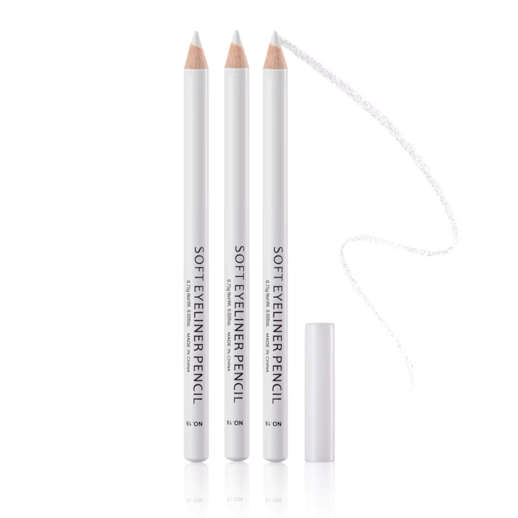 S.F.R. COLOR White Eyeliner Pencil | White Eye kajal and Skin marking Pencil |Smudge Proof, Waterproof, Pack of 3